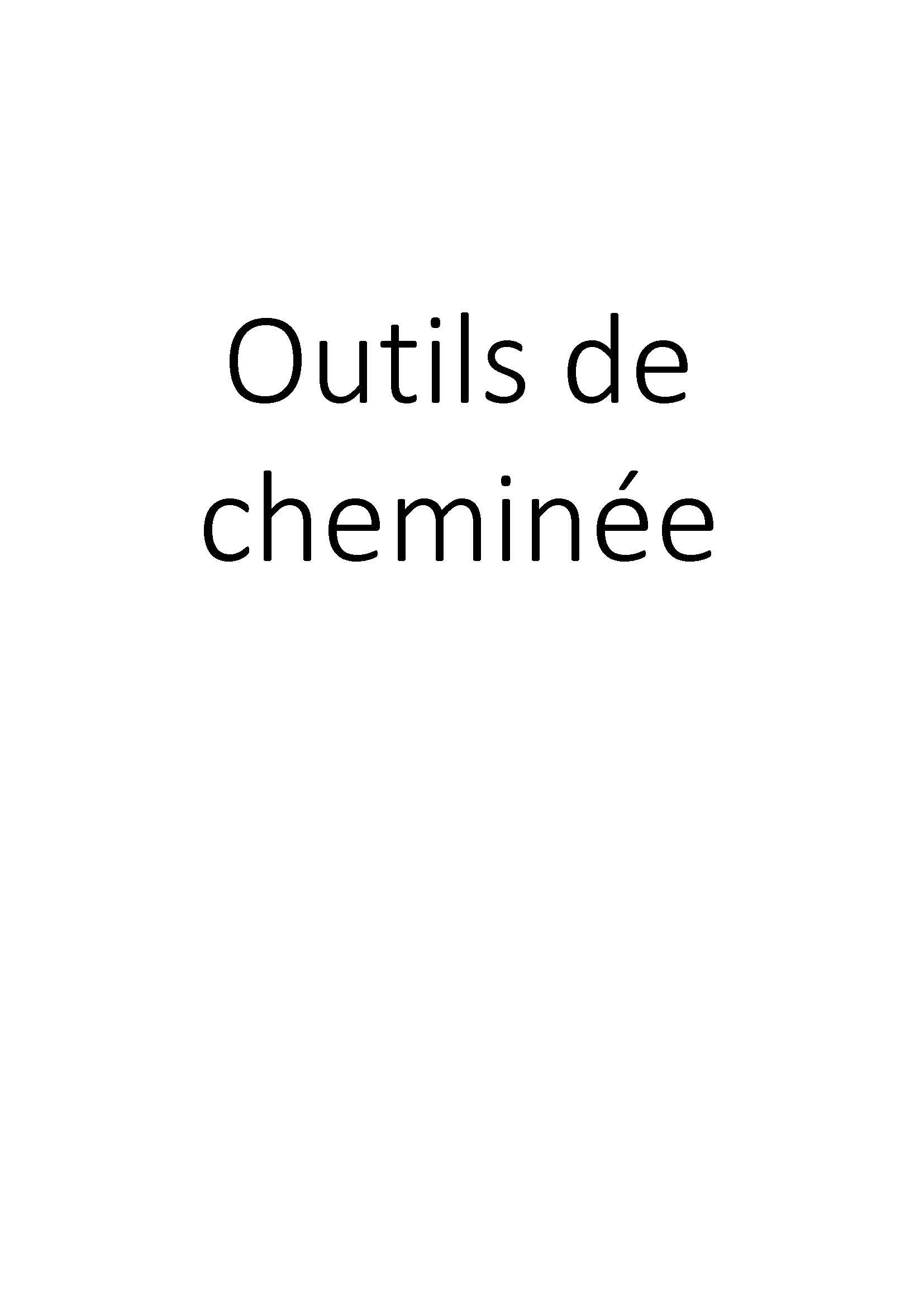 Outils de cheminée clicktofournisseur.com