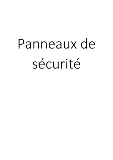 Panneaux de sécurité clicktofournisseur.com