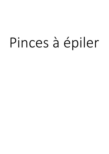 Pinces à épiler clicktofournisseur.com