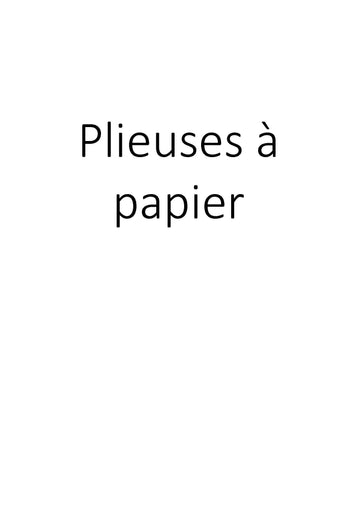 Plieuses à papier clicktofournisseur.com