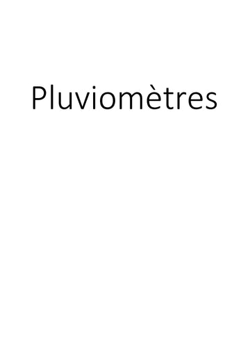 Pluviomètres clicktofournisseur.com