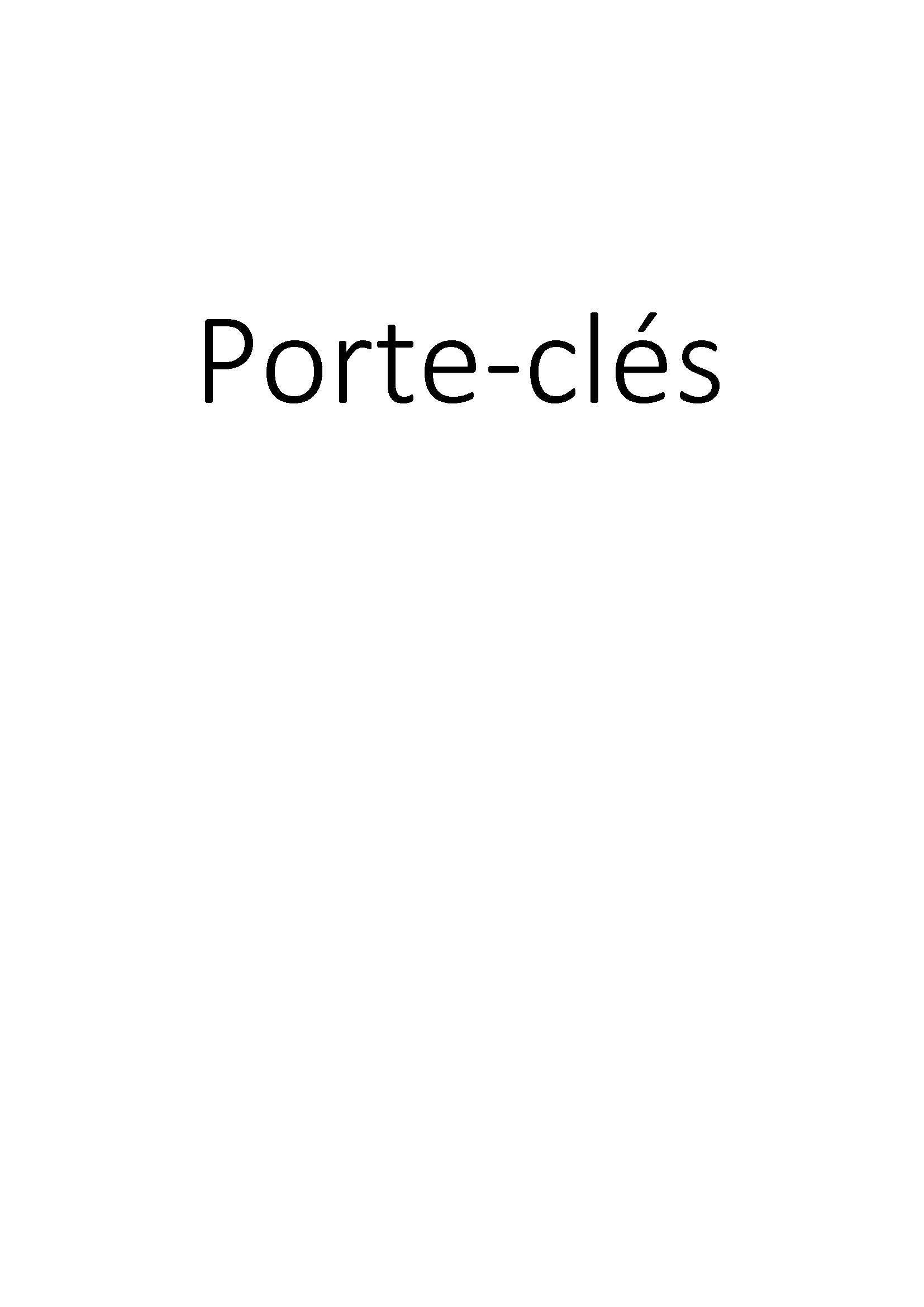 Porte-clés clicktofournisseur.com