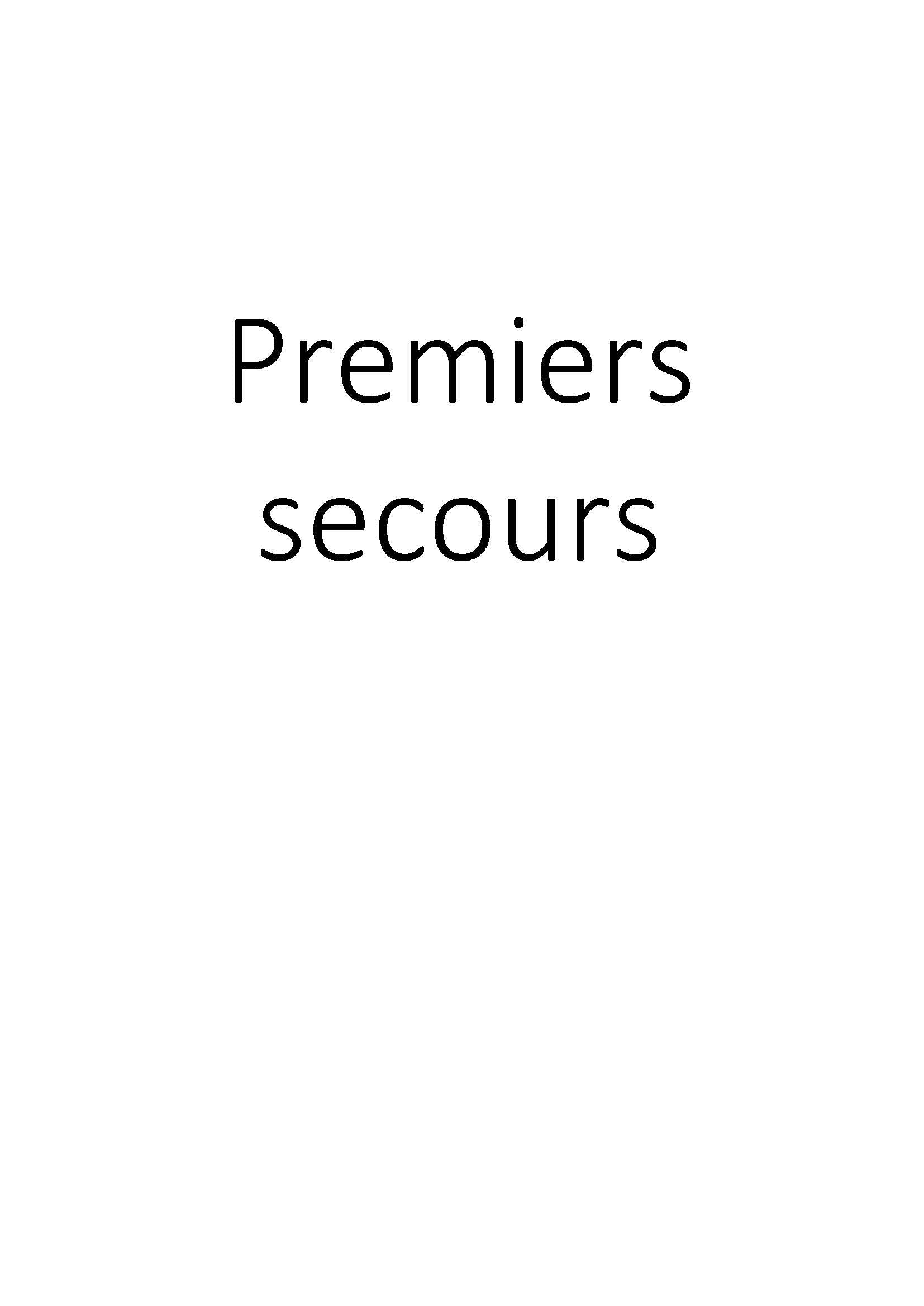 Premiers secours clicktofournisseur.com