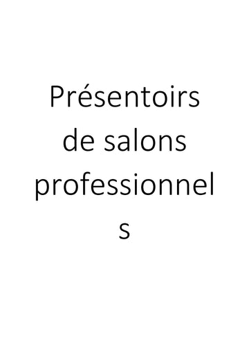 Présentoirs de salons professionnels clicktofournisseur.com