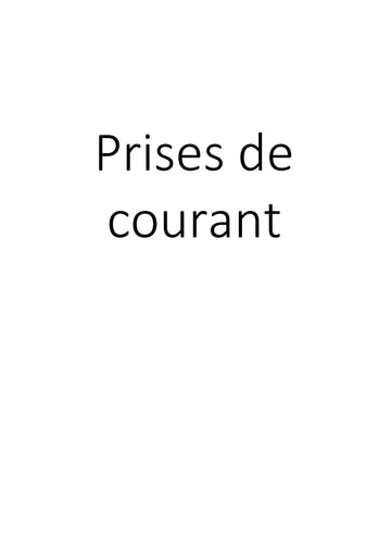 Prises de courant clicktofournisseur.com