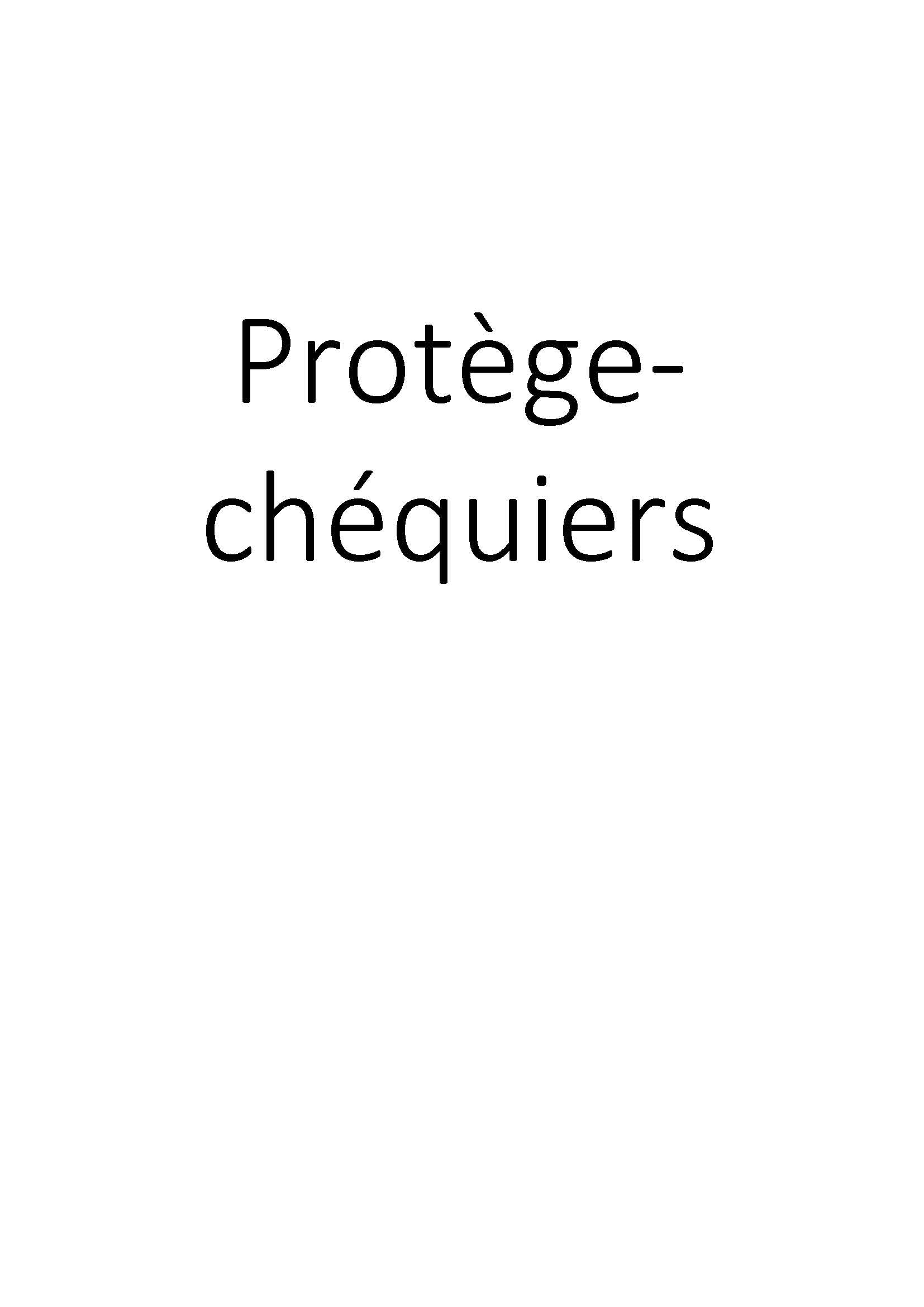 Protège-chéquiers clicktofournisseur.com