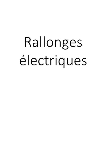 Rallonges électriques clicktofournisseur.com