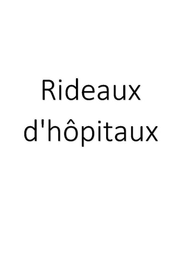 Rideaux d'hôpitaux clicktofournisseur.com