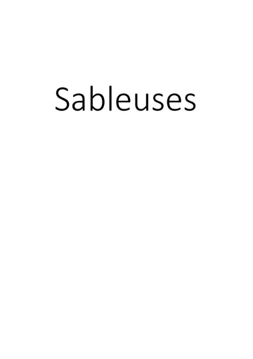 Sableuses clicktofournisseur.com