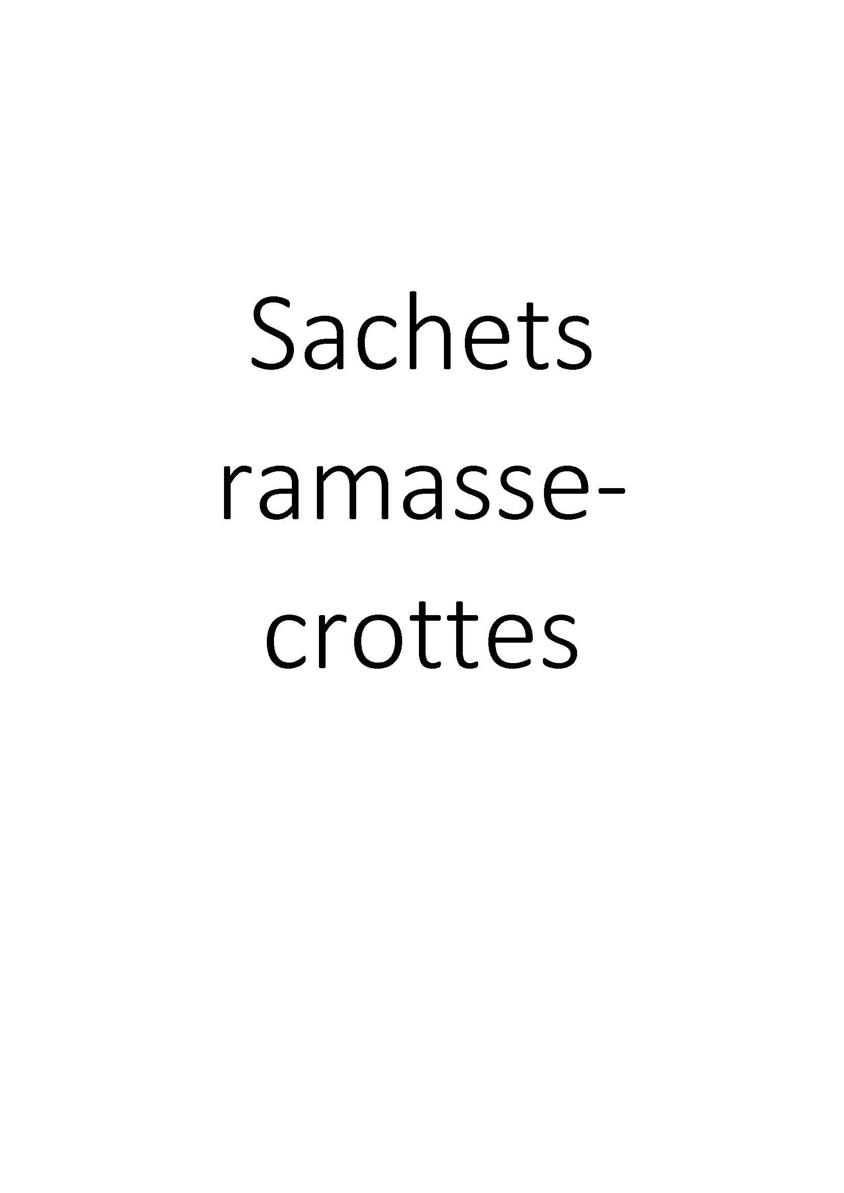 Sachets ramasse-crottes clicktofournisseur.com