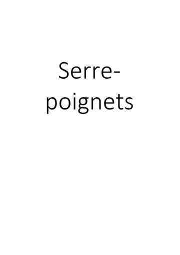 Serre-poignets clicktofournisseur.com