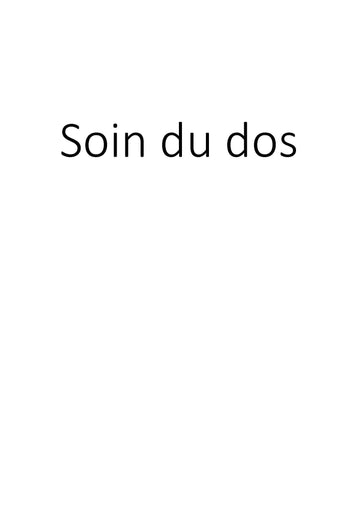 Soin du dos clicktofournisseur.com