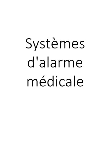Systèmes d'alarme médicale clicktofournisseur.com