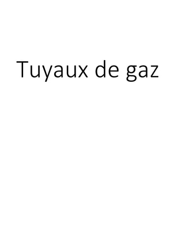 Tuyaux de gaz clicktofournisseur.com