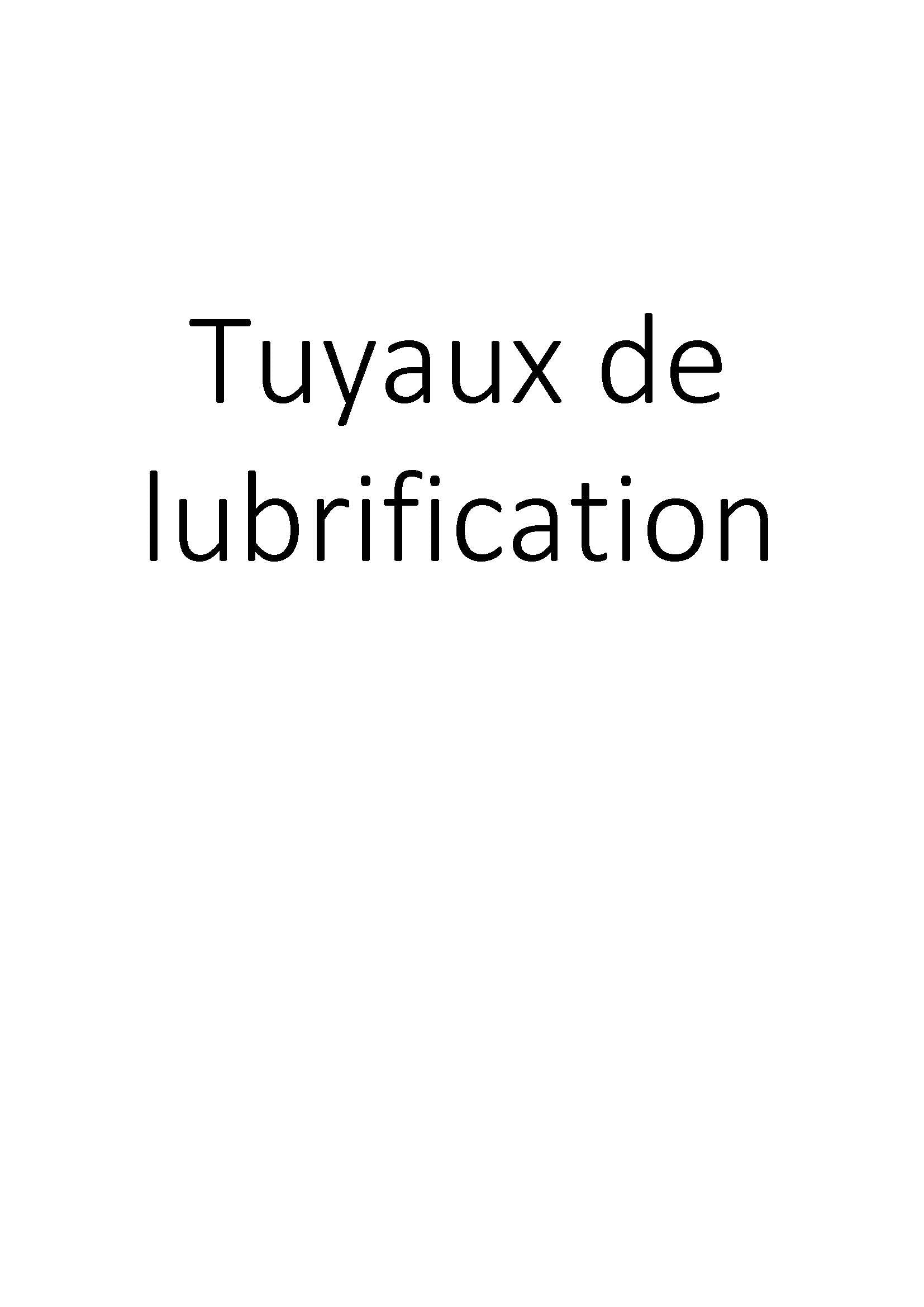 Tuyaux de lubrification clicktofournisseur.com