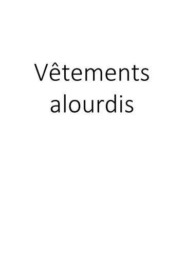 Vêtements alourdis clicktofournisseur.com