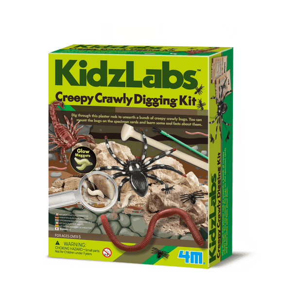 4M DIY set Creepy crawly digging