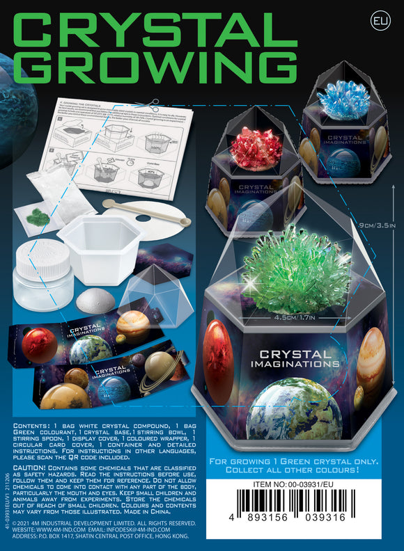 Coffret DIY 4M Crystal imaginations vert