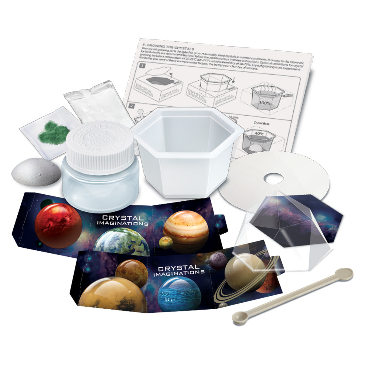 Coffret diy 4m crystal imaginations vert