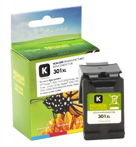 Contrôle statique compatible hewlett-packard 301 xl bk ch563ee noir 480 p.