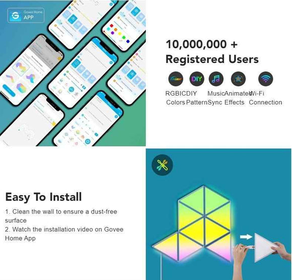 Govee Glide Smart panel Wi-Fi/Bluetooth