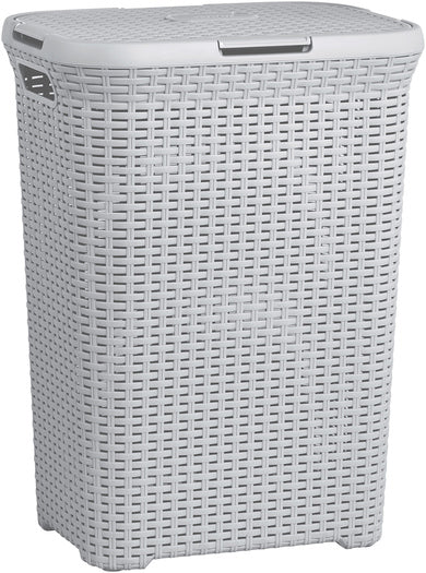 Curver NATURAL STYLE laundry basket 60L Light grey