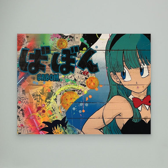 Bulma impression sur toile de l'œuvre originale de Vincent STREIFF