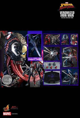 Figurine Hot Toys AC04 - Marvel Comics - Marvel's Spider-Man : Maximum Venom -Venomized Iron Man Deluxe Version