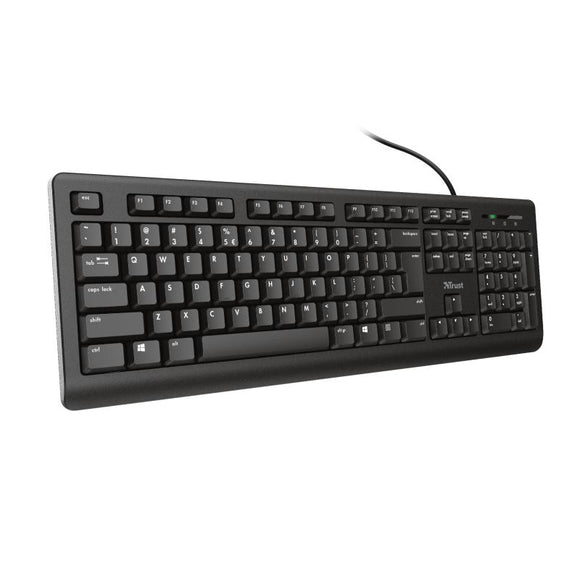 Trust Primo keyboard USB QWERTY US English Black