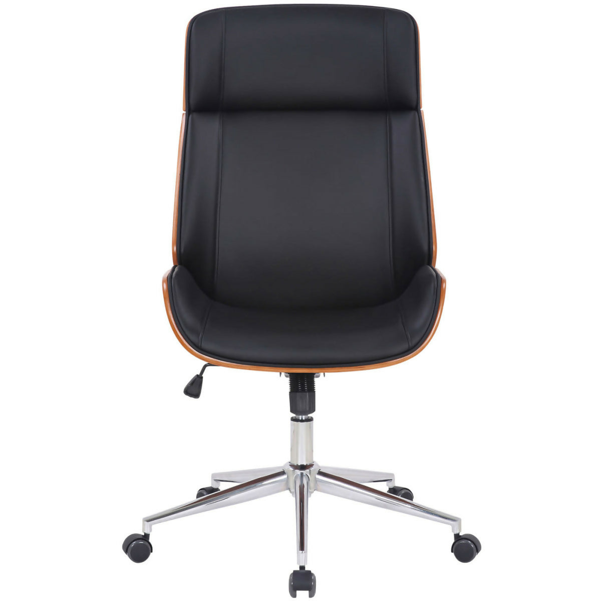 Fauteuil de bureau Varel - Noyer - Noir - 0