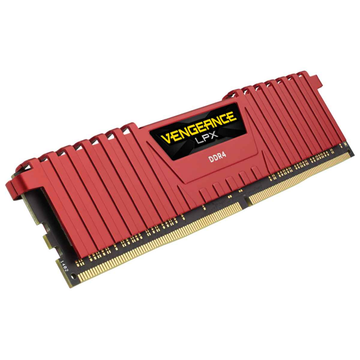 Mémoire DDR Corsair DDR4 8 Go, fréquence 2666 MHz, 1 module, dissipateur thermique, modèle « CMK8GX4M1A2666C16R »