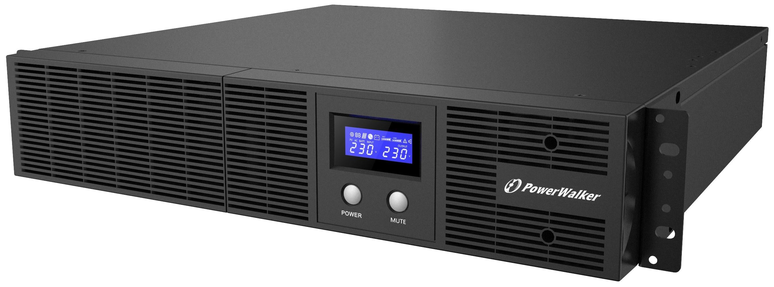 Powerwalker vi 3000 rle onduleur 3 000 va 1 800 w 8 prises secteur