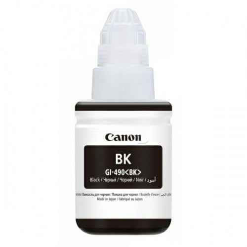 Canon GI-490 BK (0663C001) Ink Refill Bottle, Black