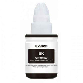 Canon GI-490 BK (0663C001) Ink Refill Bottle, Black