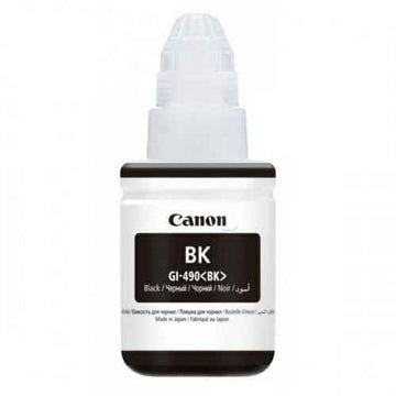 Canon GI-490 BK (0663C001) Ink Refill Bottle, Black