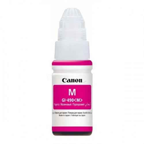 Canon GI-490 M (0665C001) Ink Refill Bottle, Magenta
