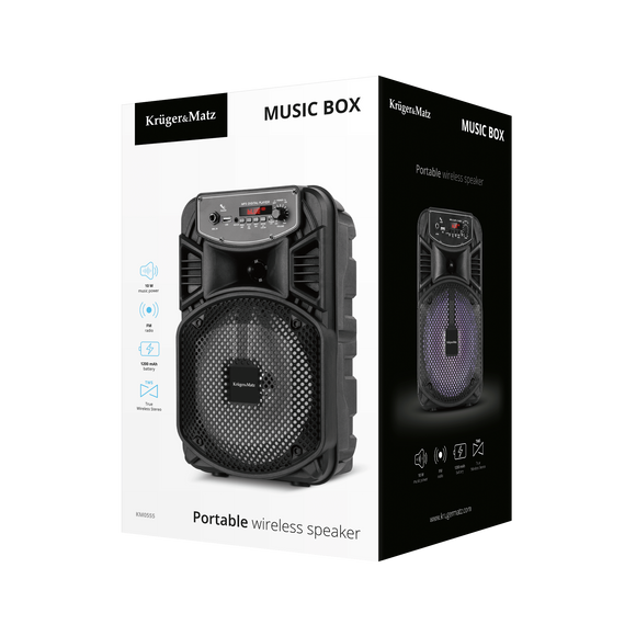 Kruger&amp;Matz Music Box Portable Wireless Speaker