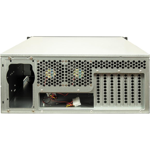 Inter-Tech IPC 4U-4129L Rack Metallic, Silver
