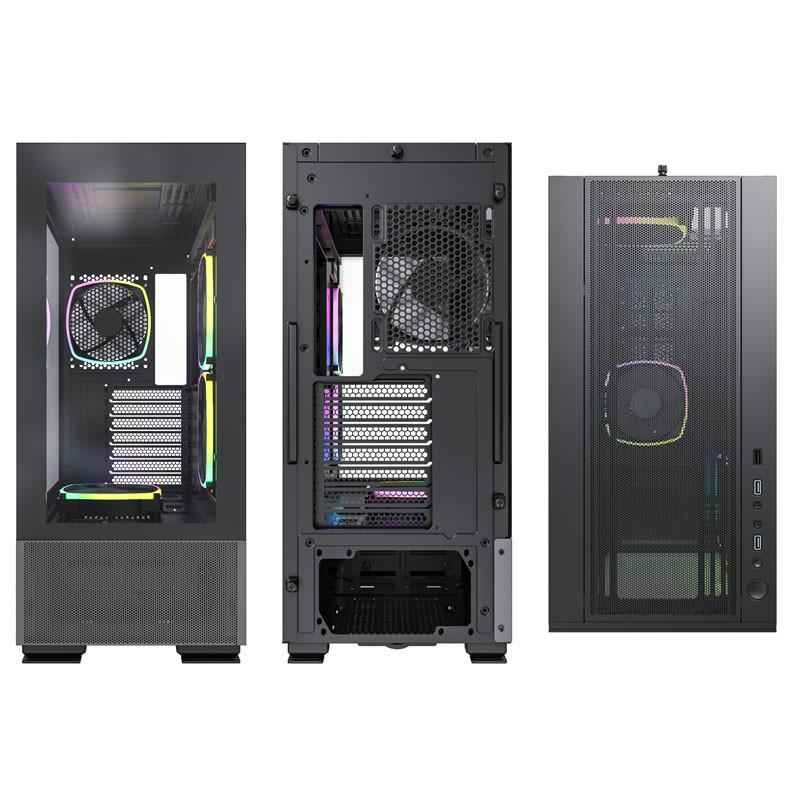 Montech SKY TWO, Midi-Tower - black