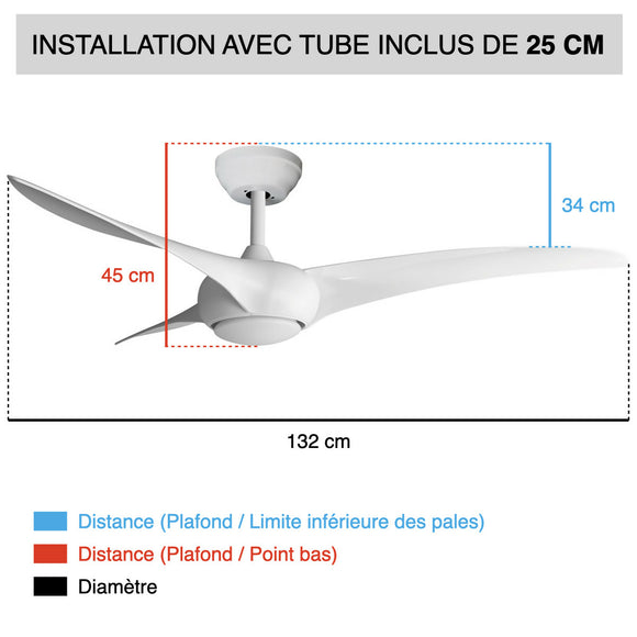 Ventilateur-plafond-FANELITE-SAONA-tube-25-cm