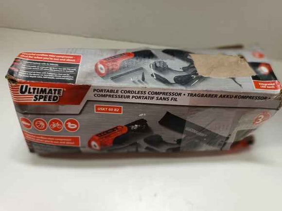 Retour client Ecost, Compresseur-gonfleur portable sans fil Ultimate Speed Uskt60a1 60pci