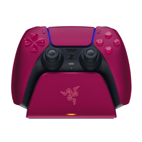 Support de charge rapide razer rc21-01900300-r3m1 pour manette de jeu ps5 rouge