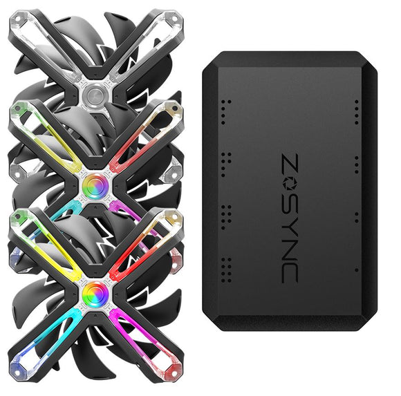 Pack de 3 projecteurs Zalman ZM-SF120A3 120 mm ARGB