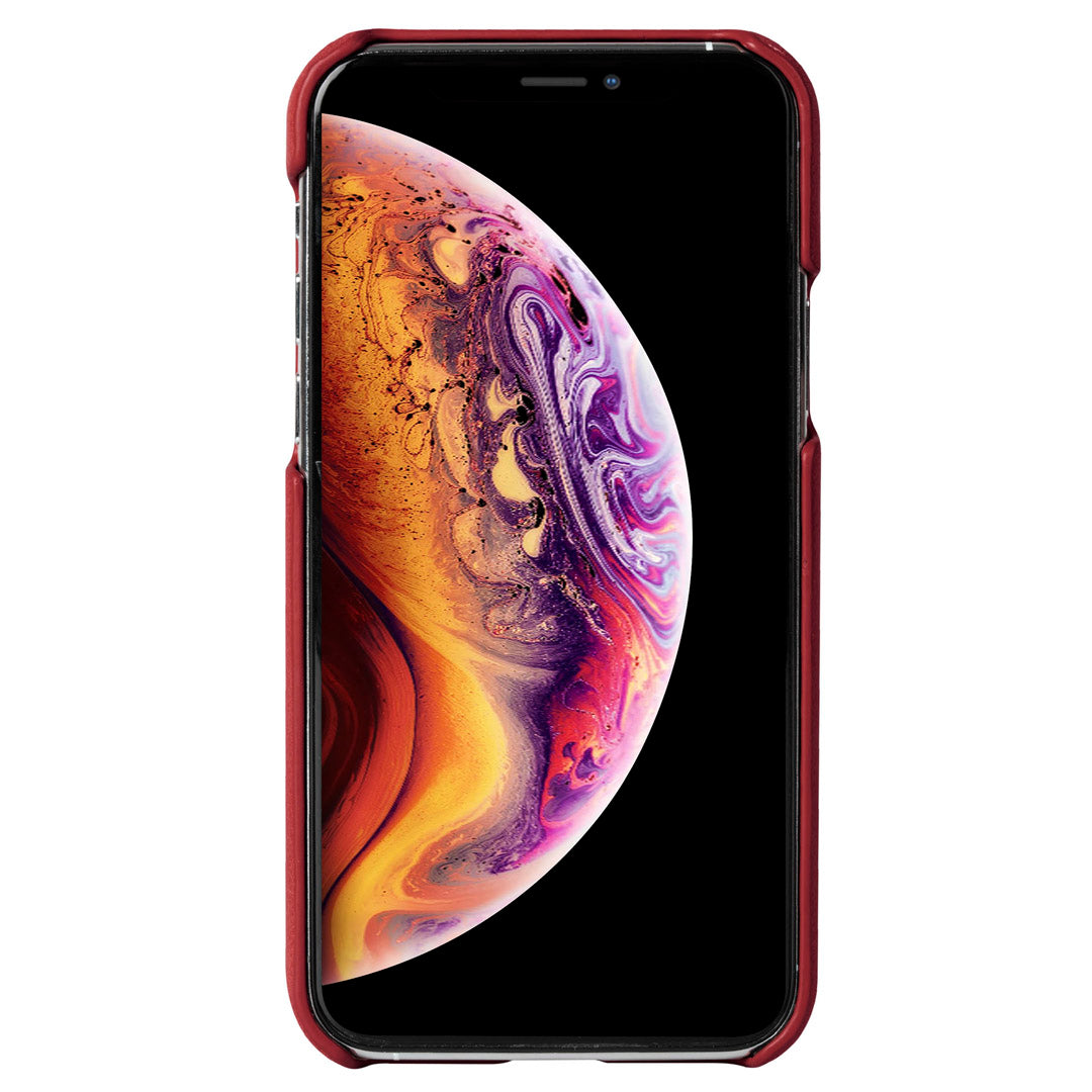 Étui krusell sunne cardcover pour iphone 11 pro max rouge vintage 61795