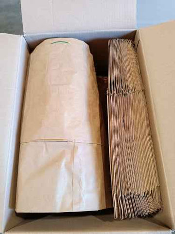 Sacs en papier compostables Ecost pour bacs organiques, 1 pli, résistants aux déchirures et à l'humidité