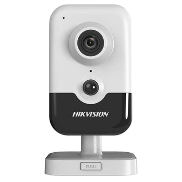 CAMERA IP Hikvision, cube pt. interior | exterior, dist. IR 30 m, tip lentila fixa 2.8 mm, 4 Mpx, microfon, PoE, carcasa plastic, slot SD card, "DS-2CD2446G2-I28C" (timbru verde 0.8 lei)
