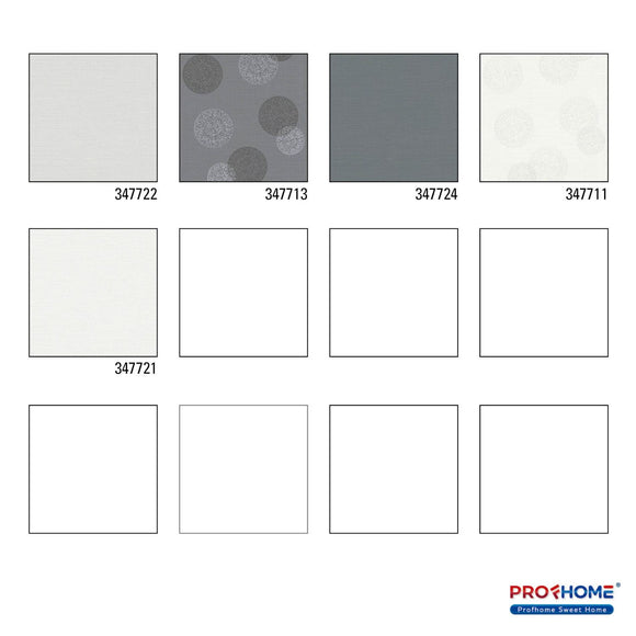 Papier peint ton-sur ton Profhome 347722-GU papier peint intissé légèrement texturé ton-sur-ton mat gris 5,33 m2