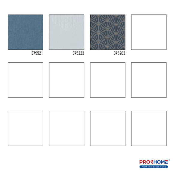 Papier peint ton-sur ton Profhome 379521-GU papier peint intissé lisse ton-sur-ton mat bleu 5,33 m2