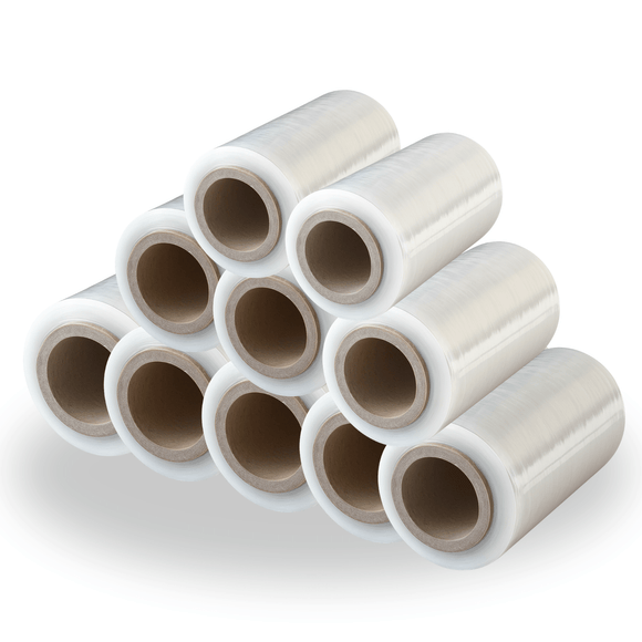 Mini pellicola trasparente 10cm x150m - 5 o 10 rotoli