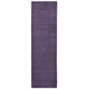 Tapis de couloir uni pure laine candy violet-4